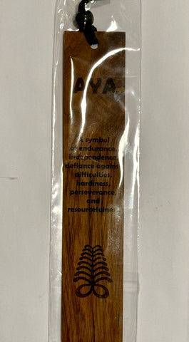 Wooden West-AfriKan Bookmarks